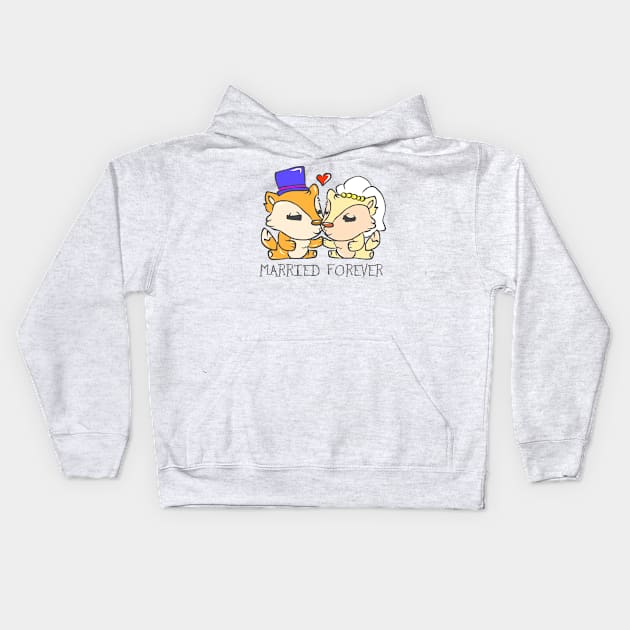 Wedding marriage marriage marriage married Kids Hoodie by KK-Royal